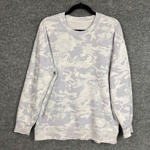 Lululemon Perfectly Oversized Camo Print Crewneck Sweatshirt Pullover 8